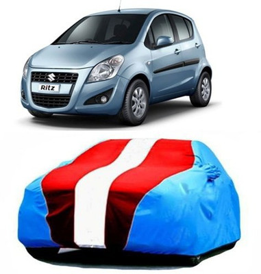 MSR STORE Car Cover For Maruti Suzuki Ritz (With Mirror Pockets)(Blue)