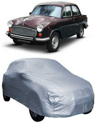 HDSERVICES Car Cover For HM Ambassador (Without Mirror Pockets)(Silver)