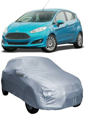AAMANG Car Cover For Ford Fiesta Sport (With Mirror Pockets)(Silver)