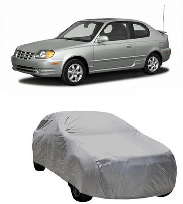 AAMANG Car Cover For Hyundai Accent (Without Mirror Pockets)(Grey)