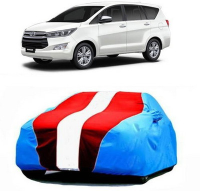 XGuard Car Cover For Toyota Innova Crysta (With Mirror Pockets)(Blue, Red)