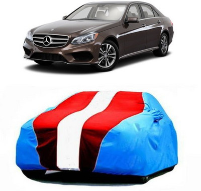 HDSERVICES Car Cover For Chevrolet Beat (With Mirror Pockets)(Blue, Red)
