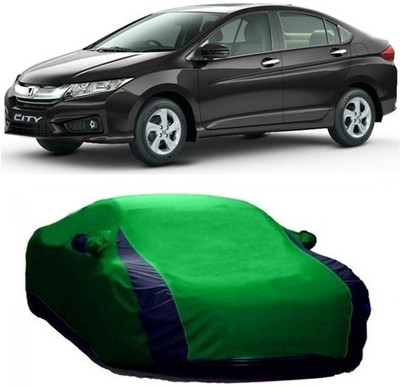 XGuard Car Cover For Honda City i-Vtec (With Mirror Pockets)(Green)