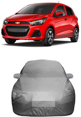 AASDEE Car Cover For Chevrolet Spark (With Mirror Pockets)(Grey)