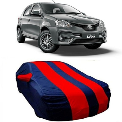AASDEE Car Cover For Toyota Etios Liva (With Mirror Pockets)(Red)