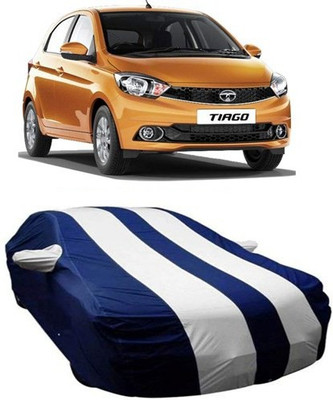 AAMANG Car Cover For Tata Tiago (With Mirror Pockets)(White)