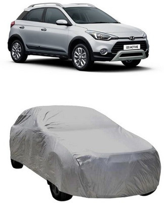 HDSERVICES Car Cover For Hyundai i20 Active (Without Mirror Pockets)(Grey)