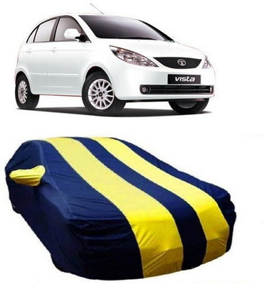 AASDEE Car Cover For Tata Indica Vista (With Mirror Pockets)(Yellow)
