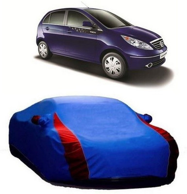 MSR STORE Car Cover For Tata Vista Tech (With Mirror Pockets)(Blue)