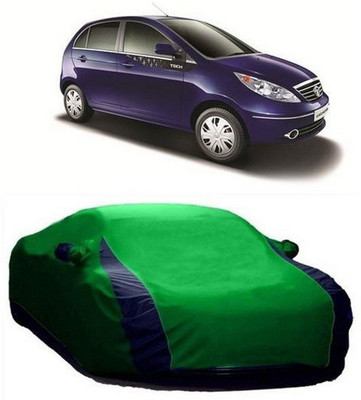 AAMANG Car Cover For Tata Vista Tech (With Mirror Pockets)(Green)