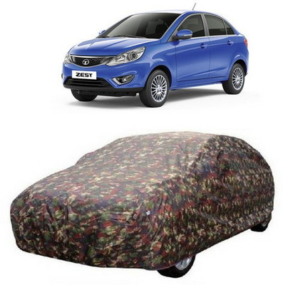 XGuard Car Cover For Tata Zest (Without Mirror Pockets)(Multicolor)
