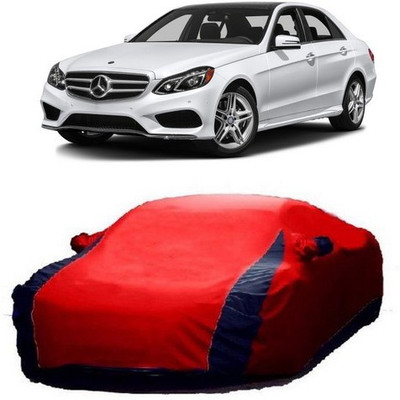 HDSERVICES Car Cover For Mercedes Benz E-Class (With Mirror Pockets)(Red)