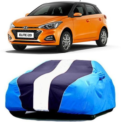 MSR STORE Car Cover For Hyundai Elite i20 (With Mirror Pockets)(Multicolor)