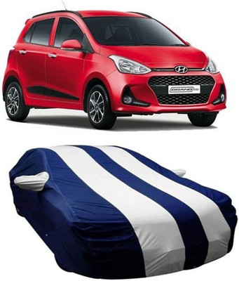 MSR STORE Car Cover For Hyundai Grand i10 (With Mirror Pockets)(Multicolor)