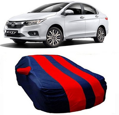 AASDEE Car Cover For Honda City ZX (With Mirror Pockets)(Red)