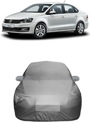 XGuard Car Cover For Volkswagen Vento (With Mirror Pockets)(Grey)