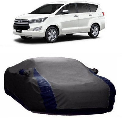 AAMANG Car Cover For Toyota Innova Crysta (With Mirror Pockets)(Grey)