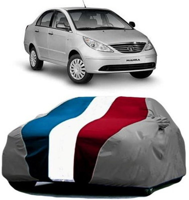AASDEE Car Cover For Tata Manza (With Mirror Pockets)(Red, Blue, Grey)