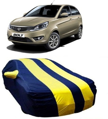 HDSERVICES Car Cover For Tata Bolt (With Mirror Pockets)(Yellow)