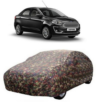 MSR STORE Car Cover For Ford Figo Aspire (Without Mirror Pockets)(Multicolor)