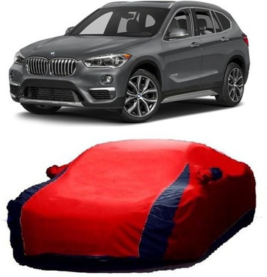 HDSERVICES Car Cover For BMW X1 (With Mirror Pockets)(Red)