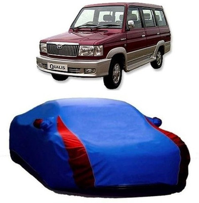 AAMANG Car Cover For Toyota Qualis (With Mirror Pockets)(Blue)