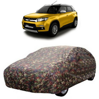 MSR STORE Car Cover For Maruti Suzuki Vitara Brezza (Without Mirror Pockets)(Multicolor)