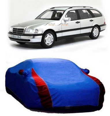 MSR STORE Car Cover For Mercedes Benz C220 (With Mirror Pockets)(Blue)