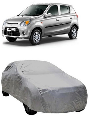 TheProtect Car Cover For Maruti Suzuki Alto 800 (Without Mirror Pockets)(Silver)
