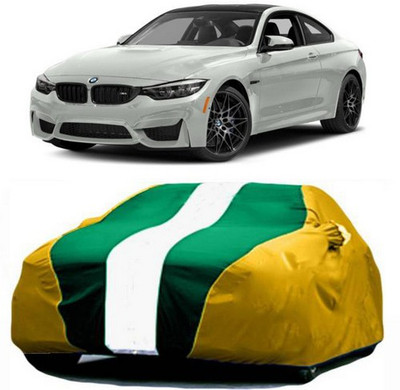 XGuard Car Cover For BMW M4 (With Mirror Pockets)(Yellow, Green)