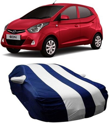 MSR STORE Car Cover For Hyundai Eon (With Mirror Pockets)(Blue)