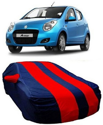 MSR STORE Car Cover For Maruti Suzuki A-Star (With Mirror Pockets)(Red)