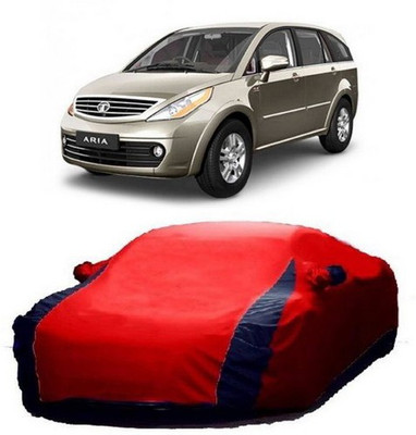 MSR STORE Car Cover For Tata Aria (With Mirror Pockets)(Red)