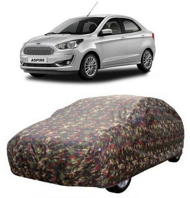 MSR STORE Car Cover For Ford Aspire (Without Mirror Pockets)(Multicolor)