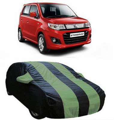 XGuard Car Cover For Maruti Suzuki WagonR Stingray (With Mirror Pockets)(Green)