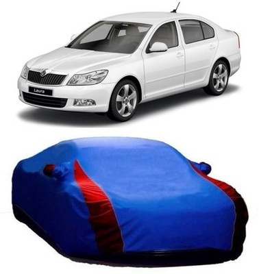 AASDEE Car Cover For Skoda Laura (With Mirror Pockets)(Blue)