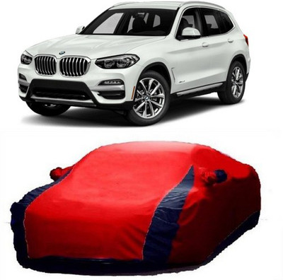 HDSERVICES Car Cover For BMW X3 (With Mirror Pockets)(Red)