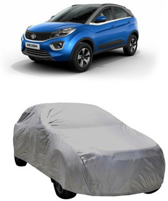 VIRMANG Car Cover For Tata Nexon (Without Mirror Pockets)(Grey)
