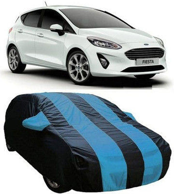AAMANG Car Cover For Ford Fiesta (With Mirror Pockets)(Blue)