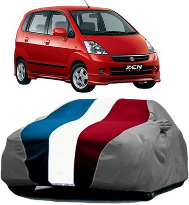 Kawach Car Cover For Maruti Suzuki Zen Estilo (With Mirror Pockets)(Red, Blue, Grey)