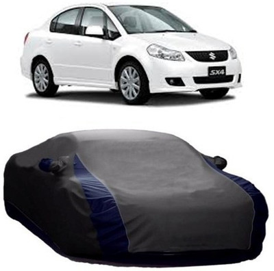 MSR STORE Car Cover For Maruti Suzuki SX4 (With Mirror Pockets)(Grey)