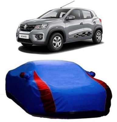 MSR STORE Car Cover For Renault Kwid (With Mirror Pockets)(Blue)