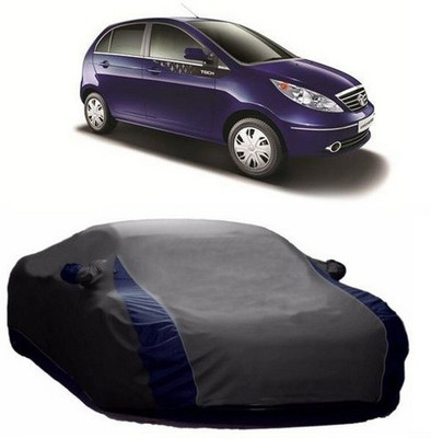 AAMANG Car Cover For Tata Vista Tech (With Mirror Pockets)(Grey)