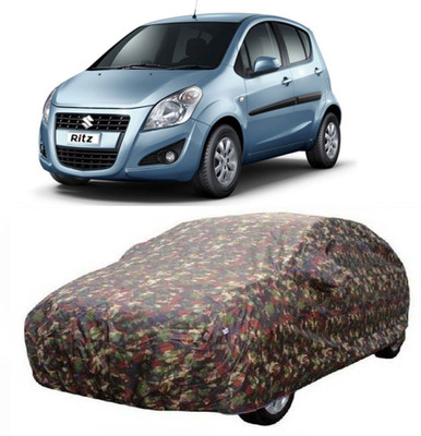 MSR STORE Car Cover For Maruti Suzuki Ritz (With Mirror Pockets)(Multicolor)