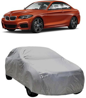SnehaSales Car Cover For BMW 3 Series (With Mirror Pockets)(Grey)