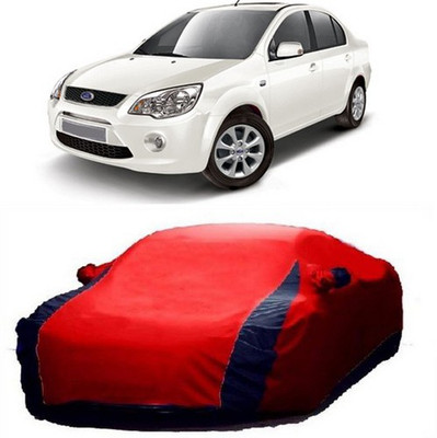 AAMANG Car Cover For Ford Fiesta Classic (With Mirror Pockets)(Red)