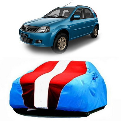 VIRMANG Car Cover For Mahindra Verito Vibe (With Mirror Pockets)(Blue, Red)