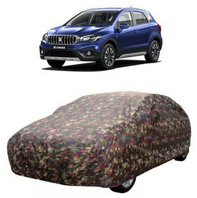 MSR STORE Car Cover For Maruti Suzuki S-Cross (Without Mirror Pockets)(Multicolor)