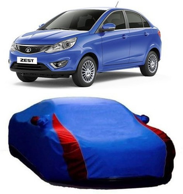 MSR STORE Car Cover For Tata Zest (With Mirror Pockets)(Blue)