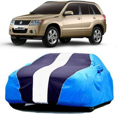 HDSERVICES Car Cover For Maruti Suzuki Grand Vitara (With Mirror Pockets)(Blue)